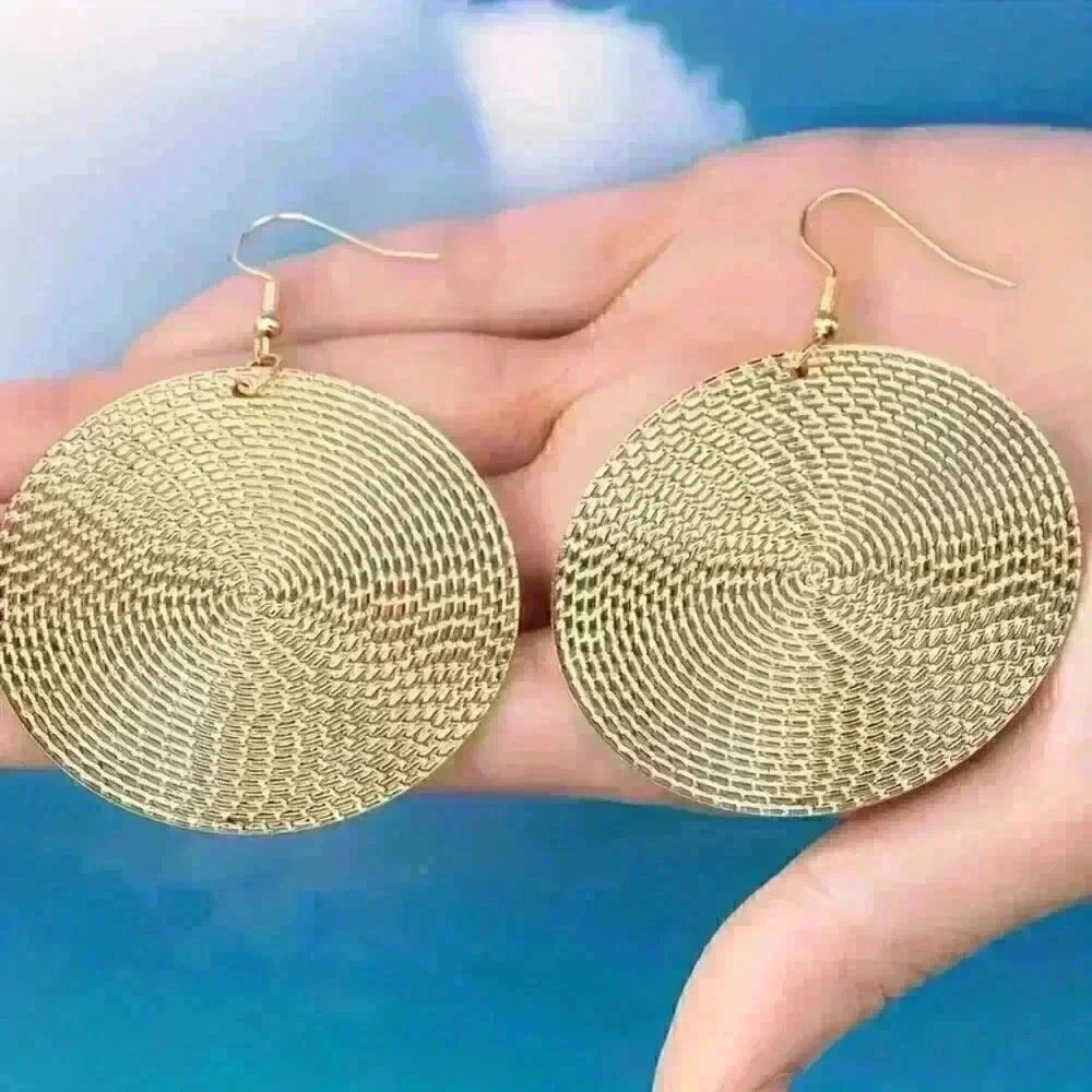 Spiral Round Earrings